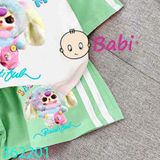  Bộ Thun Đùi Bé Gái In Babi Tree Sắc Màu Xinh Xắn (13kg - 55kg) 