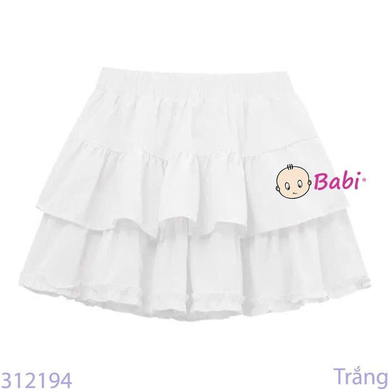  CHÂN VÁY NGẮN XẾP TẦNG BÉ GÁI 