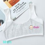  Combo 2 Áo Lót Cotton Bé Gái Màu Trơn Đơn Giản (Dưới50kg) 