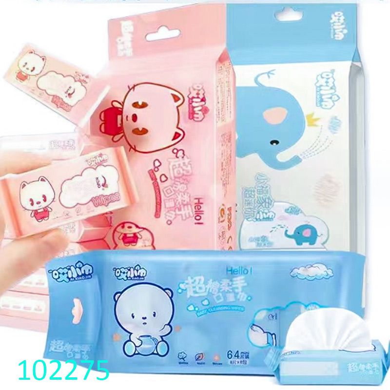  Combo 3 Gói Khăn Giấy Ướt Mini Bỏ Túi 
