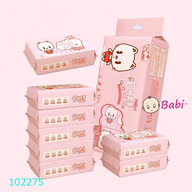  Combo 3 Gói Khăn Giấy Ướt Mini Bỏ Túi 