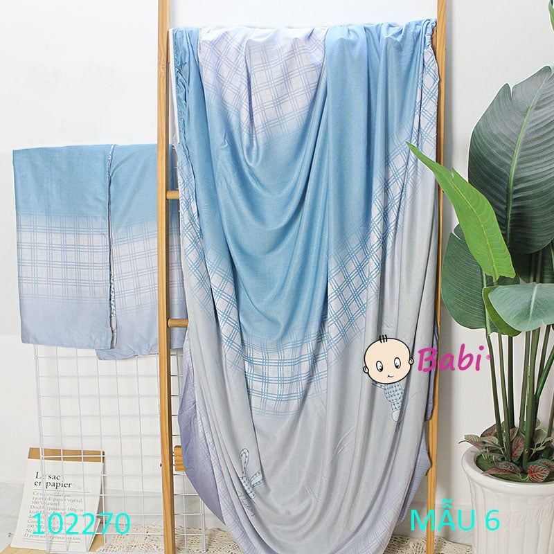  Combo 3 món Tencel gồm 1 drap nệm 1m8 và 2 áo gối nằm 50x70 