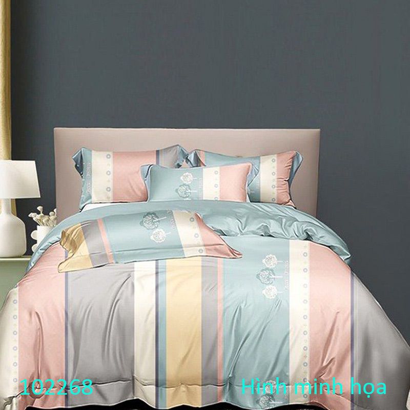  Combo 3 món Tencel gồm 1 drap nệm 1m4 và 2 áo gối nằm 50x70 