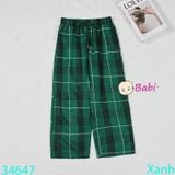  Quần Suông Dài Caro Sành Điệu M3 (23kg - 67kg) 