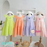  Đầm Lani Xô Musilin Thêu Hoạ Tiết Dễ Thương (11kg-40kg) 
