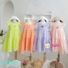 Đầm Lani Xô Musilin Thêu Hoạ Tiết Dễ Thương (11kg-40kg)