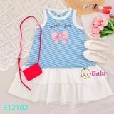  Đầm Nơ Bé Gái Dễ Thương (13kg - 42kg) 