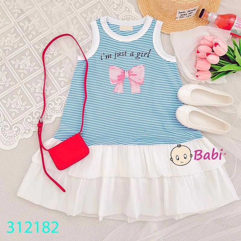  Đầm Nơ Bé Gái Dễ Thương (13kg - 42kg) 