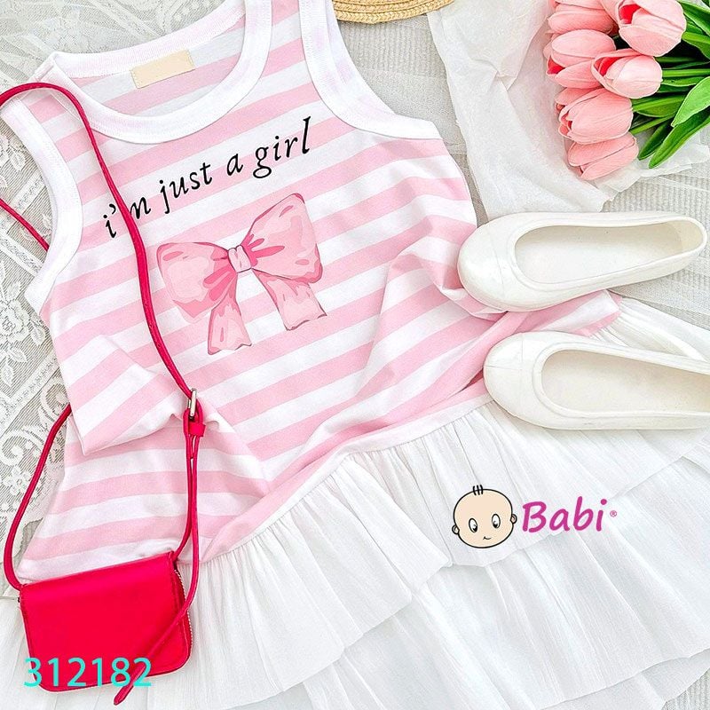  Đầm Nơ Bé Gái Dễ Thương (13kg - 42kg) 