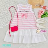  Đầm Nơ Bé Gái Dễ Thương (13kg - 42kg) 