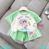  Bộ Thun Đùi Bé Gái In Babi Tree Sắc Màu Xinh Xắn (13kg - 55kg) 