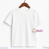  Áo Thun Tay Ngắn Màu Trơn Cho Mẹ Và Bé (23kg - 75kg) 
