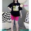 Bộ Bé Gái Quần Lửng Babi-Three Thỏ Trắng (26kg - 58kg)