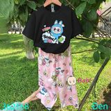  Bộ Bé Gái 1 La.Bu.Bu Quần Đũi Hồng (26kg - 57kg) 
