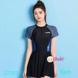  Đồ Bơi Cho Bé Gái Liền Váy Sành Điệu (30kg-55kg) 