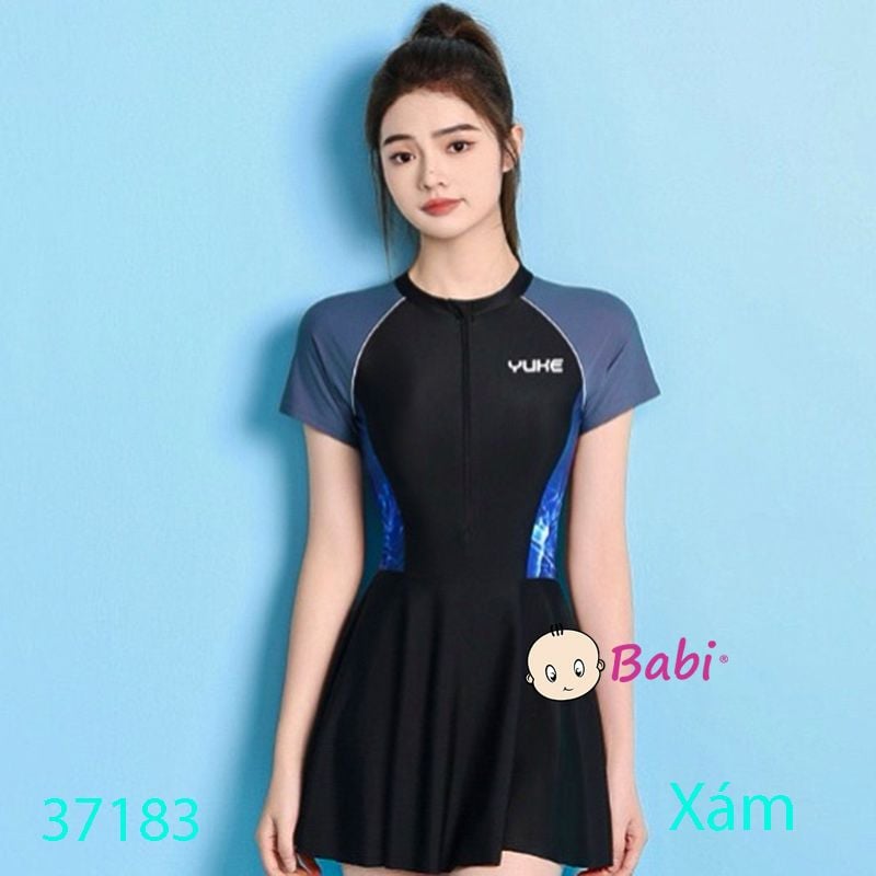  Đồ Bơi Cho Bé Gái Liền Váy Sành Điệu (30kg-55kg) 
