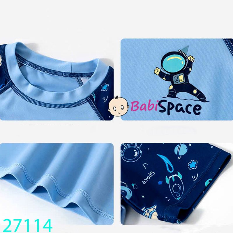  Đồ Bơi Cho Bé Trai Hình Phi Hành Gia (23kg - 50kg) 