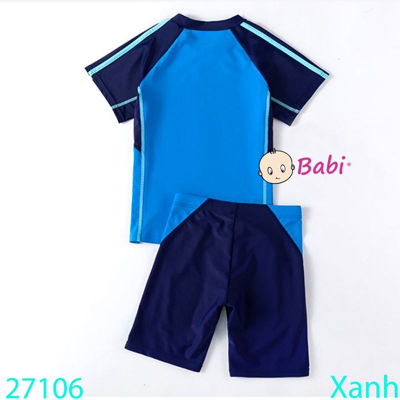  Đồ Bơi Cho Bé Trai Màu Trơn In Chữ (30kg - 50kg) 