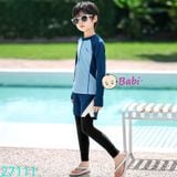  Đồ Bơi Tay Dài Quần Dài Cho Bé Trai (30kg - 55kg) 