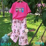  Bộ Bé Gái 3 La.Bu.Bu Quần Đũi Hồng (26kg - 57kg) 