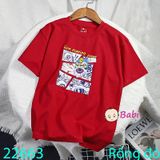  Áo Thun Trẻ Em Tay Ngắn Nhiều Họa Tiết (26kg - 65kg) 