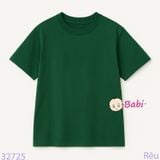  Áo Thun Tay Ngắn Màu Trơn Cho Mẹ Và Bé (23kg - 75kg) 