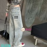  Quần Jeans Suông Bé Gái M3 (30kg - 45kg) 