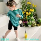  Quần Legging Lửng Màu Trơn Cho Bé Gái (8 - 12 tuổi) 