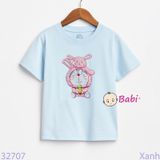  Áo Thun Tay Ngắn Hình Đ.o.r.e.m.o.n Cho Mẹ Và Bé (23kg - 75kg) 