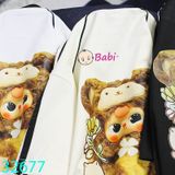  Áo Thun Tay Ngắn Cho Trẻ Em Babi Tree Vàng (26kg - 55kg) 