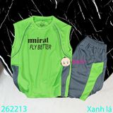  Bộ Thun Thể Thao Trẻ Em Sát Nách In Chữ  (26kg - 60kg) 