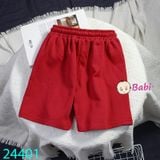  Quần Short Bé Trai Màu Trơn (26kg - 70kg) 