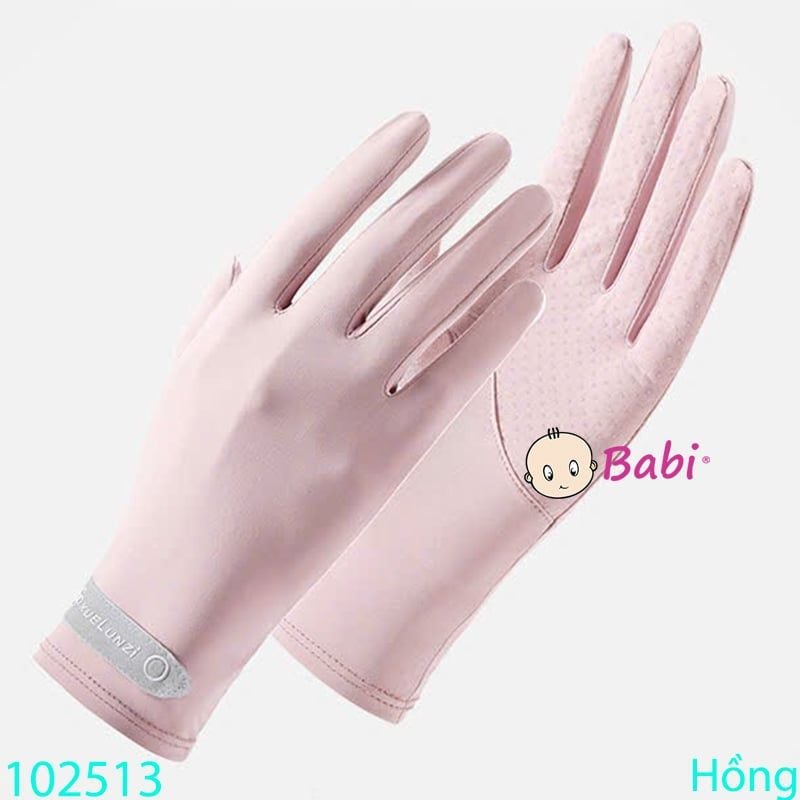  Găng Tay Ngắn Chống Nắng Đính Nút 