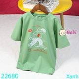  Áo Thun Bé Trai Tay Ngắn Ván Trượt (23kg - 62kg) 