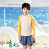  Bộ Bơi Cho Bé Tay Dài Quần Ngắn Màu Vàng (35-55kg) 
