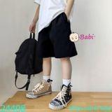  Quần Short Bé Trai Màu Trơn Đơn Giản (26kg - 70kg) 