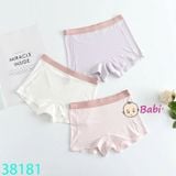  Hộp 3 Chip Đùi Màu Trơn Cho Bé Gái (26-47kg) 