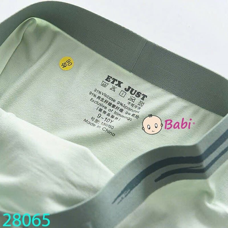  Hộp 3 Chip Đùi Màu Trơn Cho Bé Trai (40-65kg) 