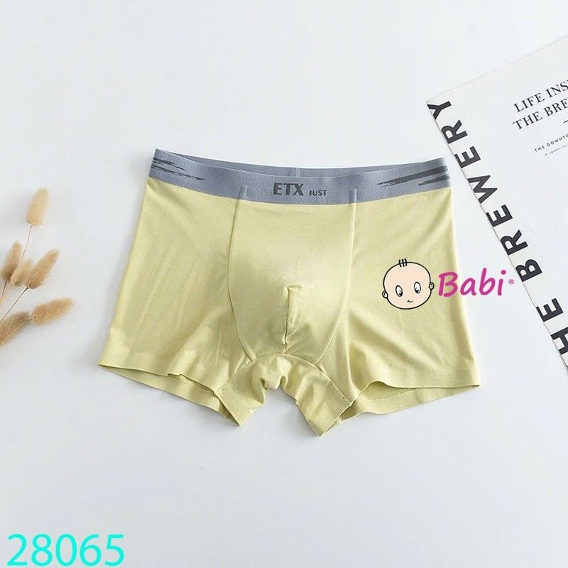  Hộp 3 Chip Đùi Màu Trơn Cho Bé Trai (40-65kg) 