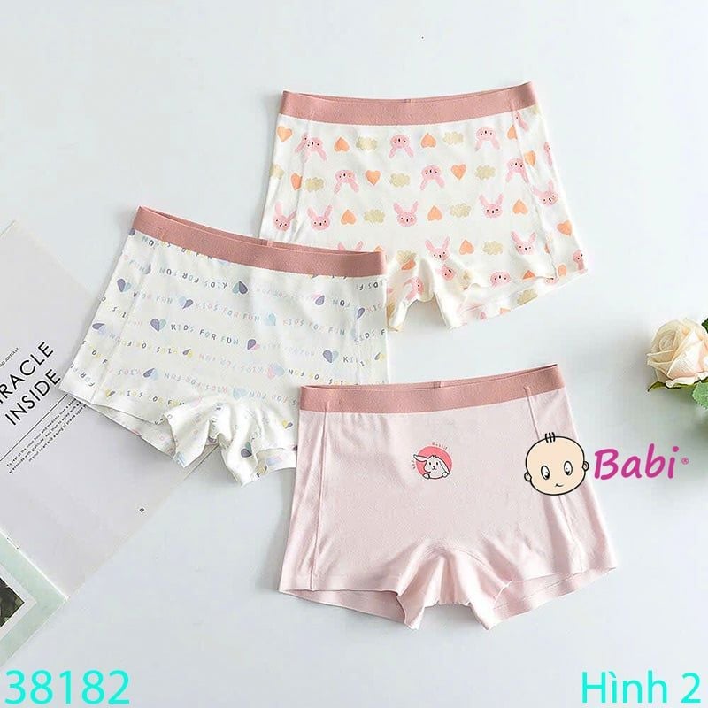  Hộp 3 Chip Đùi Nhiều Họa Tiết Cho Bé Gái (26-47kg) 