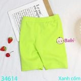  Quần Legging Lửng Màu Trơn Cho Bé Gái (8 - 12 tuổi) 