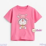  Áo Thun Tay Ngắn Hình Đ.o.r.e.m.o.n Cho Mẹ Và Bé (23kg - 75kg) 