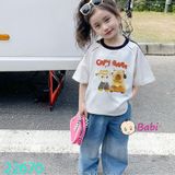  Áo Thun Tay Ngắn Cho Trẻ Em Labu.Capy M2 (26kg - 52kg) 