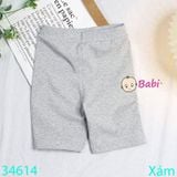  Quần Legging Lửng Màu Trơn Cho Bé Gái (8 - 12 tuổi) 
