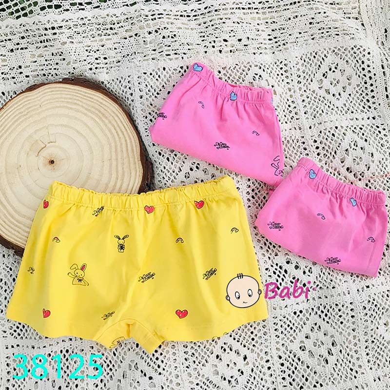  Combo 3c Quần Chíp Đùi Nhiều Họa Tiết Dễ Thương Cho Bé Gái (15-23kg) 