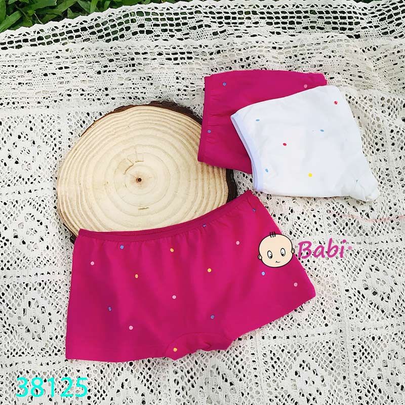  Combo 3c Quần Chíp Đùi Nhiều Họa Tiết Dễ Thương Cho Bé Gái (15-23kg) 