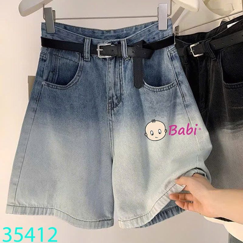  Quần Jean Lửng Bé Gái Size Đại Màu Trơn (52-80kg) 