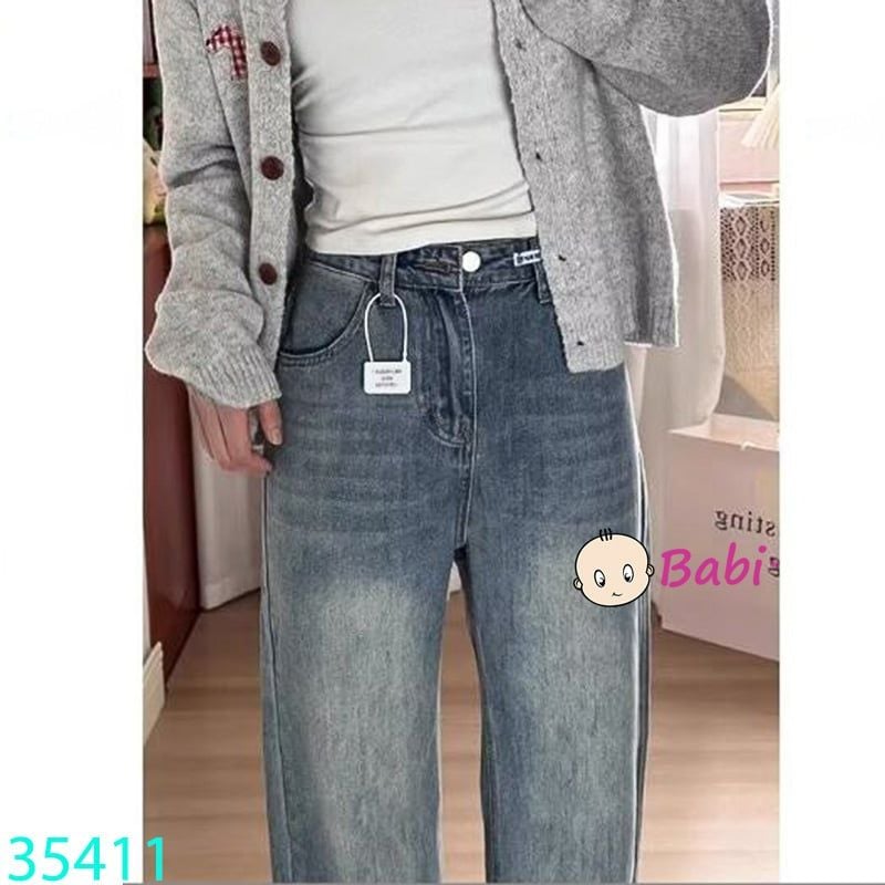  Quần Jean Suông Dài Bé Gái Size Đại (52-80kg) 