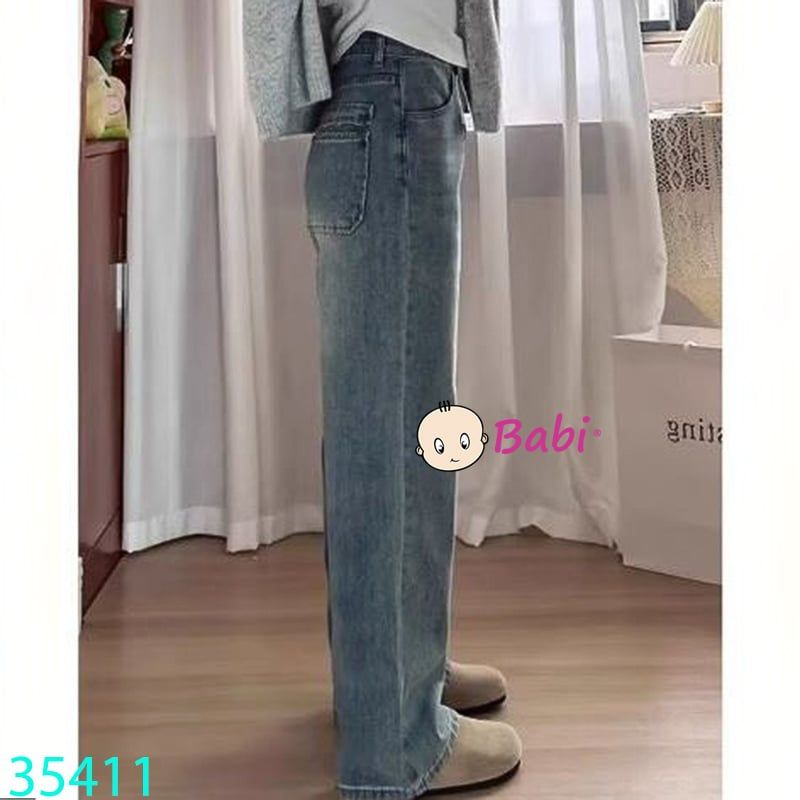  Quần Jean Suông Dài Bé Gái Size Đại (52-80kg) 