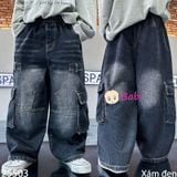 Quần Jeans Trẻ Em Túi Hộp Sành Điệu (35kg - 55kg) 